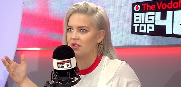 Anne Marie in the Big Top 40 studio2